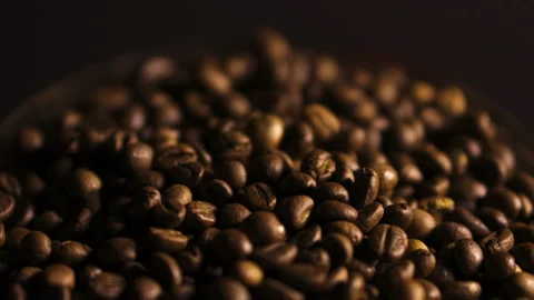 Coffe on the rotate plate Stock Footage 102622199
