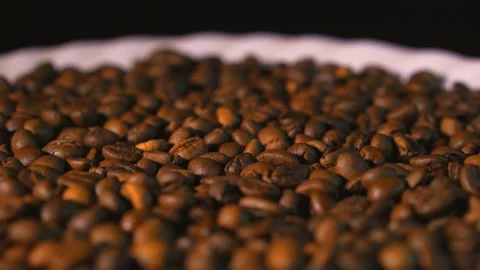 Coffe on the rotate plate Stock-Footage 102622250