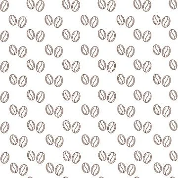 Coffe seamless pattern Stock Illustration