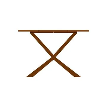 Coffe table beverage concept brown wooden closeup icon background. Vector dar Illustrazione stock