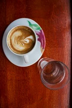 Coffe on the table Stock Photos