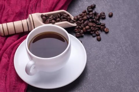 Coffe in white cup Foto stock