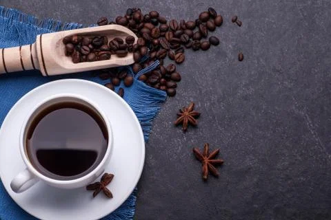 Coffe in white cup Foto stock