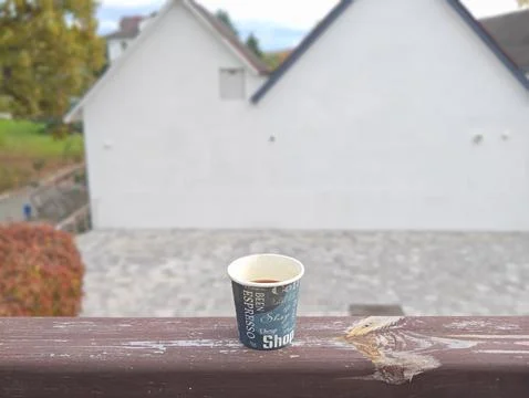 Coffee against a backdrop of nature Foto stock
