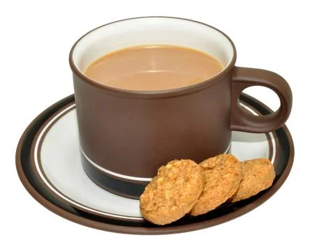 Coffee And Biscuits Stock Photos