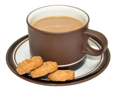 Coffee And Biscuits Stock Photos