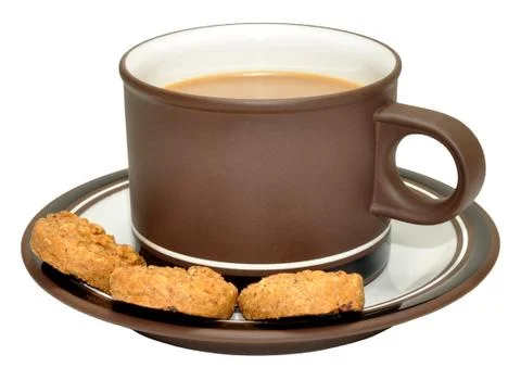 Coffee And Biscuits Stock Photos