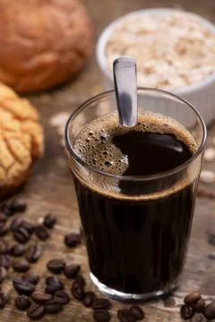 Coffee and bread Foto stock