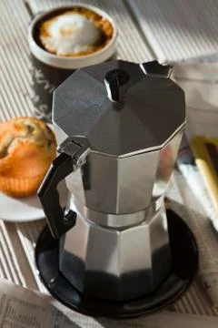 Coffee and breakfast Foto stock