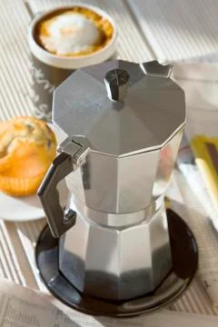 Coffee and breakfast Stock Photos