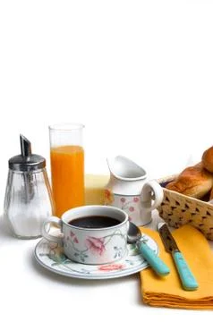Coffee and breakfast Stock Photos