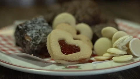 Coffee and Cake Stock Footage 113036436