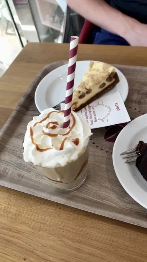 Coffee and cake Stock Footage 161787861