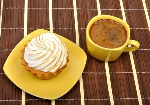 Coffee and cake Stock Photos
