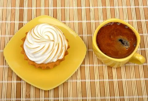 Coffee and cake Stock Photos