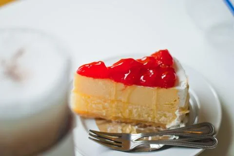 Coffee and cake Stock Photos