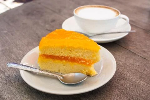Coffee and cake Foto stock