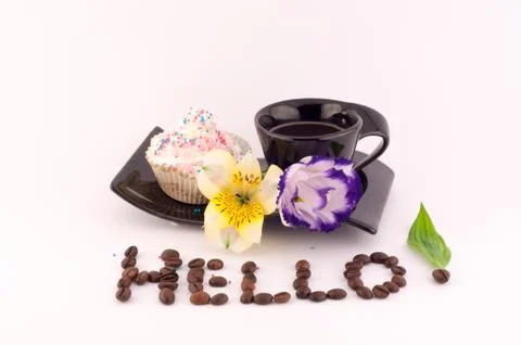 Coffee and cake Stock Photos