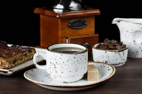 Coffee and cake Stock Photos