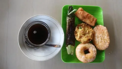 Coffee and cake Stock Photos