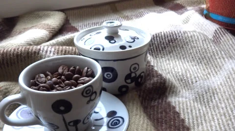 Coffee and cinnamon Stock Footage 33421977