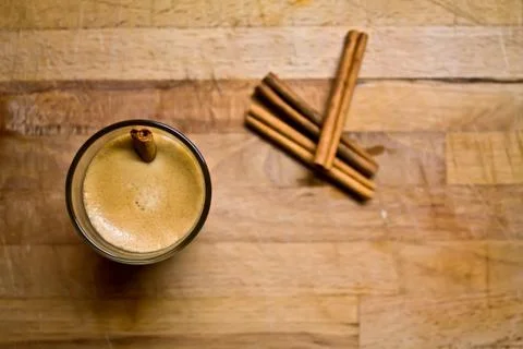 Coffee and cinnamon Stock Photos