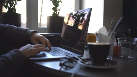 Coffee and coding 스톡 동영상 104516127