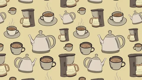 Coffee and coffee makers Stock Footage 93585155