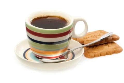 Coffee and cookie Stock Photos