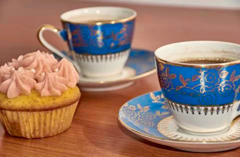 Coffee and Cupcake Foto stock