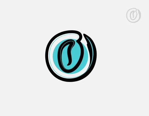 Coffee and at logo on white background in vector illustration Stock Illustration