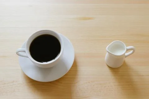 Coffee and milk Stock Photos