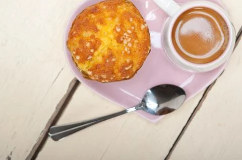 Coffee and muffin Stock Photos
