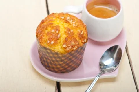Coffee and muffin Stock Photos