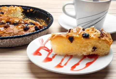 Coffee and pie Foto stock