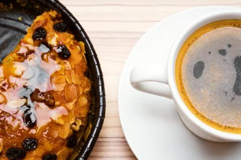 Coffee and pie Foto stock