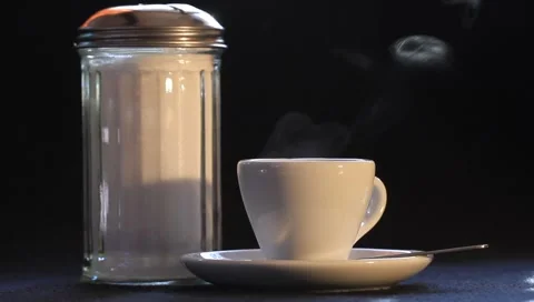 Coffee and sugar Stock Footage 1097873