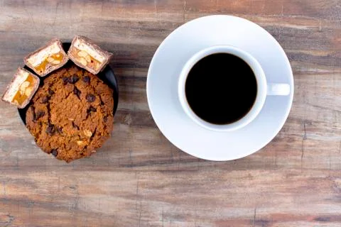 Coffee and sweetness. Stock Photos