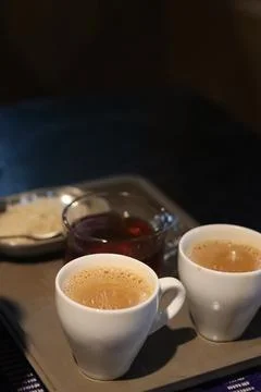 Coffee and tea. Stock Photos