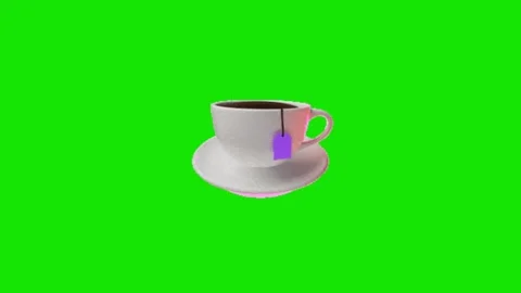 Coffee animation on green screen Vidéo 329398622