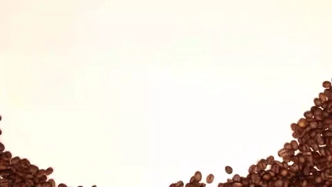 Coffee. Animation. Space for text. Stock Footage