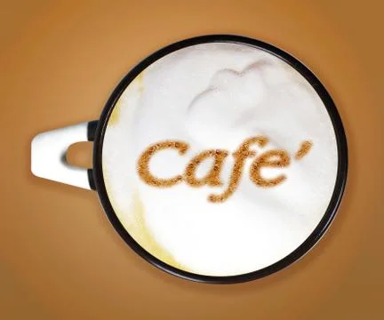 Coffee art Stock Photos