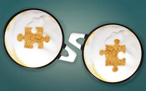 Coffee art Stock Photos