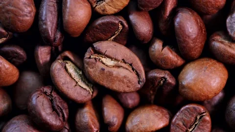 Coffee background. Coffee been close up. Stock Footage 209530921