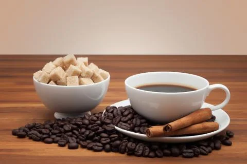 Coffee background Stock Photos