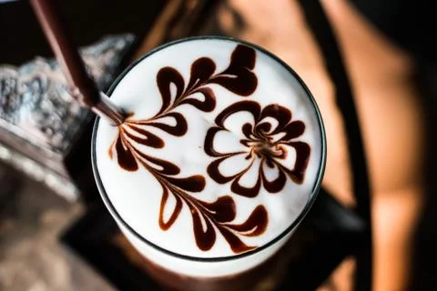 Coffee background Stock Photos