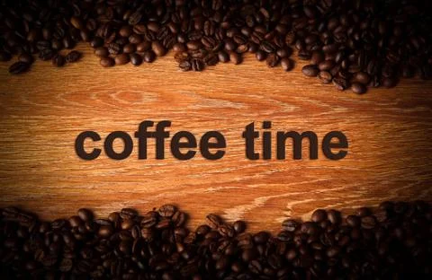 Coffee background Foto stock