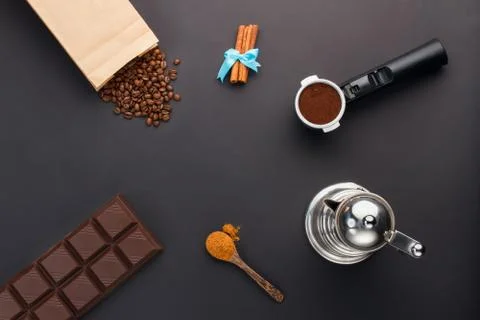 Coffee background Stock Photos