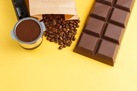 Coffee background Stock Photos