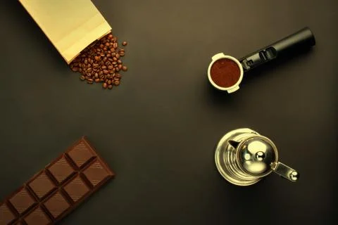 Coffee background Stock Photos